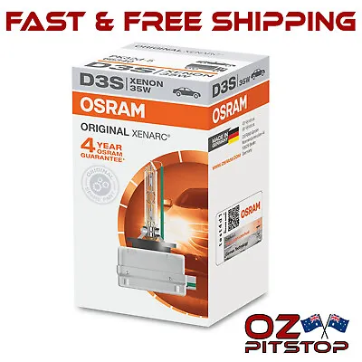 OSRAM Xenarc D3S - 66340 12V 35W 4300K PK32d-5 HID Xenon Headlight Bulb (NEW) • $85