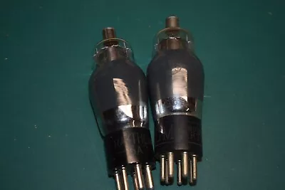 6A7 Raytheon Audio Radio Receiver Vacuum Tubes Tested Pair • $24.99