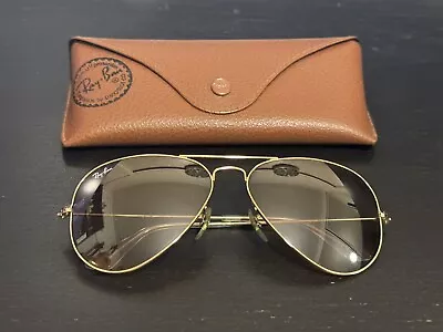 Ray-Ban Aviator Classic Metal Sunglasses X Large RB3025 001/3E 58-14 Authentic • $150