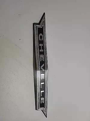 Vtg 1966 Chevy Chevrolet Chevelle Grille Grill Emblem Name Badge Fox Co • $15