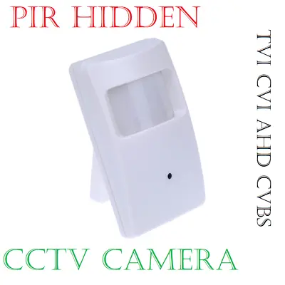 HIDDEN PIR Disguise COVERT CCTV CAMERA 1080P 3.6mm SONY Sensor TVI AHD CVI CVBS • £19.95