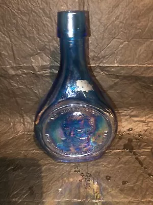 Wheaton Carnival Glass Bottle Charles Evans Hugh • $25