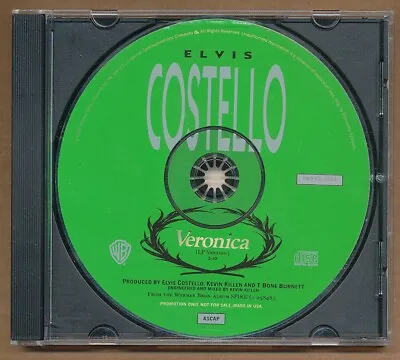 Elvis Costello [w/ Paul McCartney] - Veronica RARE Promo CD Single '89 • $20