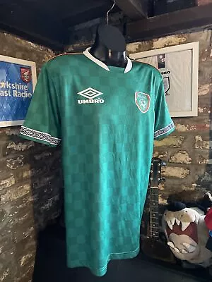 £20 • Buy Republic Of Ireland Training Football Shirt XL EXTRA LARGE Pro Training GREEN
