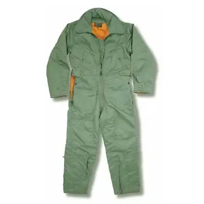 Flying Suit Flight Pilot Continental Aviator Air Force Army Padded Zip Coverall • £85.49