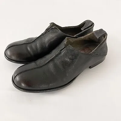 MOMA Black Soft Leather Shoes  • $90