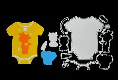 Baby Grow Clothes Metal Cutting Die New Born Card Making Scrapbooking B2 • £5.65
