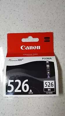 Genuine Canon CLI-526BK Photo Black Ink Brand New See Photos • $12.50