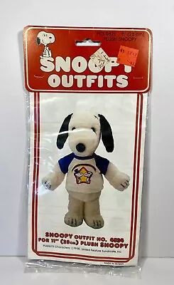 NIP 11  Snoopy Clothes Outfit Plush Stuffed Animal Handsome Dog T-Shirt #4534 • $19.99