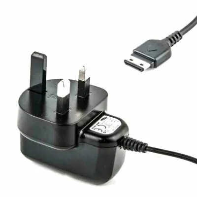 100% Original Samsung ATADS30UBE UK 3-Pin Mains Phone Wall Plug Charger Black • £8.94