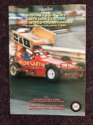 Stock Car Racing Programme Ringwood  Brisca F2 World Final 1995 • £7.95