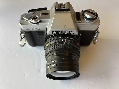 Minolta X-370 Vintage Camera With Lens - Pre-owned • $39.99
