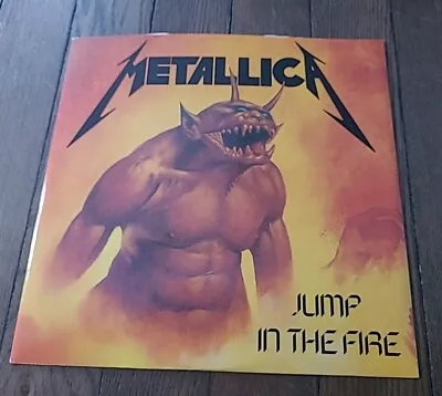 Metallica - A) Jump In The Fire / B) Seek And Destroy - Red 12  Single - Uk Vg++ • £4.99