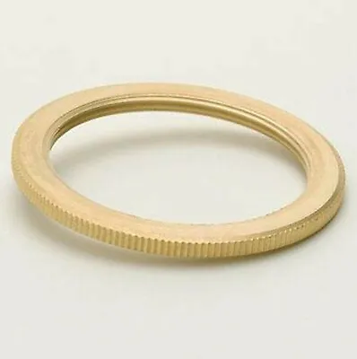 Brass Shade Ring For E27 / ES Light Lamp Holders FINE Threaded 40mm Dia • £3.30