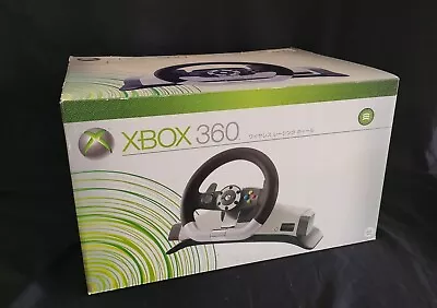 New/Unopened XBOX 360  Wireless Racing Wheel Racing Game Handle Foot Pedal • $181.94