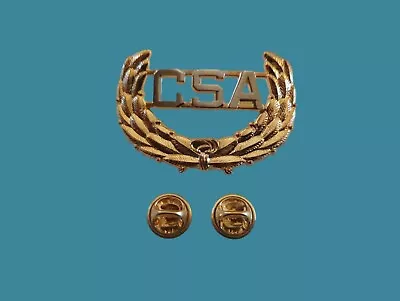 U.s Civil War C.s.a Cap Badge Insignia Hat Pin Csa Confederate States Of America • $11.95