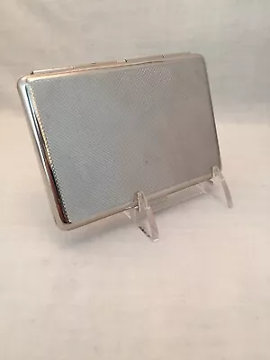 Etched Diamond Pattern Metal Doobie Cigarette Case Business Card Credit Card • $25