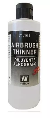 Vallejo 200ml Bottle Thinner - Hobby And Model Acrylic Paint - #71161 • $12.30