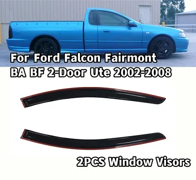 Weathershields Weather Shields For Ford Falcon Fairmont BA BF 2-door Ute 02-2008 • $49.99