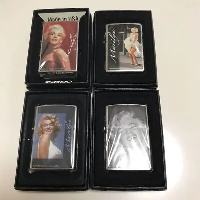 Zippo Lighter Marilyn Monroe Thumb Show Edition 2009 Set Of  4 New F/S • $499.99