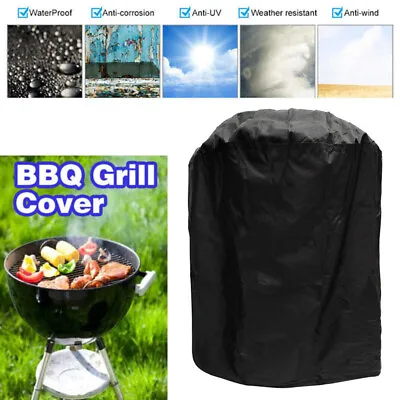 For Weber Kettle Patio Waterproof Barbecue Grill Protector Round BBQ Grill Cover • $15.99