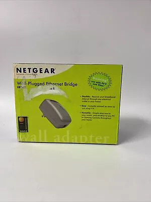 Netgear Powerline Network Bridge Wall Plugged Ethernet Extender XE102US PS2 XBOX • $85