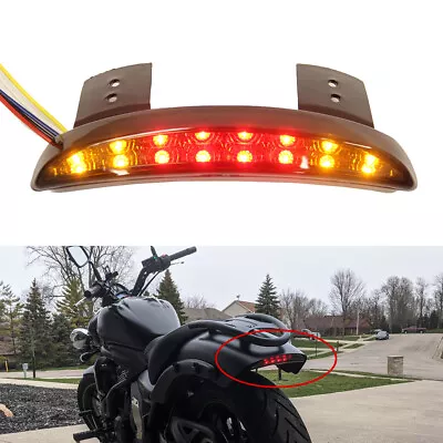 Smoke LED Turn Signal Brake Stop Running Taillight For Kawasaki Vulcan S 650 900 • $17.99