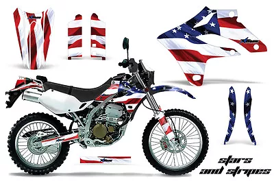 $169.95 • Buy Dirt Bike Graphics Kit MX Decal Wrap For Kawasaki KLX250S 2004-2007 USA FLAG