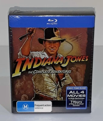 $49.45 • Buy Indiana Jones - All 4 Movies Blu-ray 5-Disc Set - Brand New & Sealed