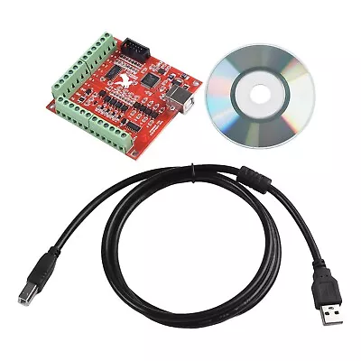 High Speed CNC Motion Controller USB MACH 3 100Khz Breakout Board 4Axis • £19.07