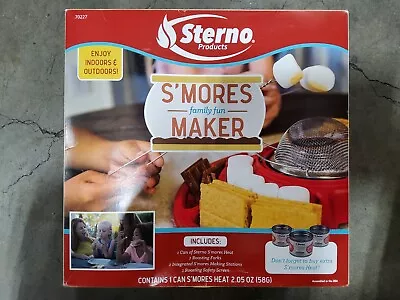 Sterno S'Mores Maker Family Fun Red Campfire Kit Indoor/Outdoor Dishwasher Safe • $29