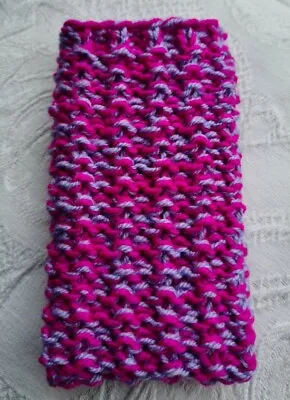 Mobile Phone Cover Sock Larger + Size Pink/mauve  Iphone Samsung Huawei Lg Etc. • £4.44