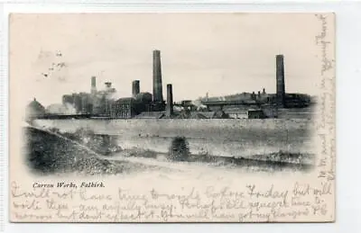 CARRON WORKS FALKIRK: Stirlingshire Postcard (C72633) • £11.95