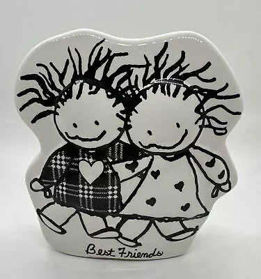 Baum Bros Children Of The Inner Light Best Friends Ceramic Vase By Marci Vintage • $21.24