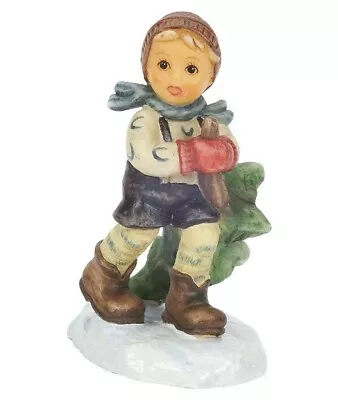 M I Hummel COMING FROM THE WOODS  Mint Miniature  Figurine 827940 NEW BOX • $11.50