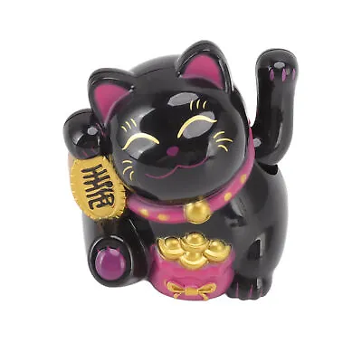 Chinese Cat Decoration Vivid Expression Solar Waving Arm Chinese Lucky Cat • $14.53