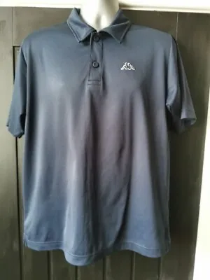 KAPPA Mens Polo Shirt Size Large Navy Blue  • £9.69