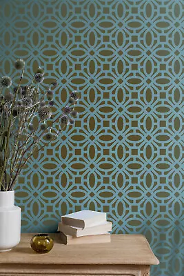 Moroccan Large Walls Stencil Pattern Painting Furniture Reusable Crafts TE396 • £5.99