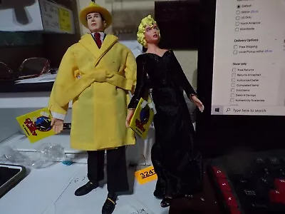 DICK TRACY Beatty & BREATHLESS MAHONEY Madonna 14  Doll Figure Applause Lot VTG • $30