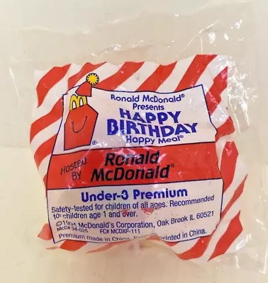 Vintage 1994 McDonalds Happy Birthday Ronald McDonald Under 3 Box Train Car New • $8.99
