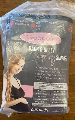 Gabrialla  Back&belly Maternity Support Standart MS96-black-2xl • $29.50