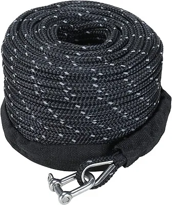 50 Feet Nylon Boat Double Braid Anchor LineMooring Anchor Rope With Chafe Guard • $19.99