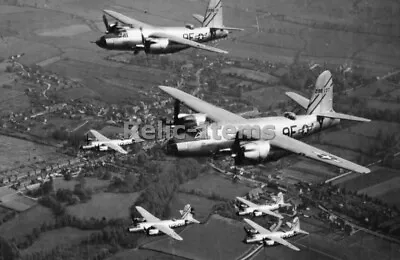 WW2 Picture Photo UK 1943 B-26B Marauder 598th Squadron 2357 • $5.90