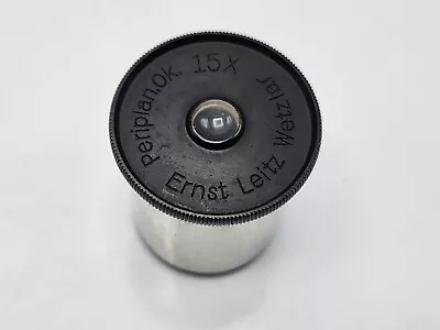 Vintage E Leitz Wetzlar Leica 15x Microscope Eyepiece Periplan.Ok. • $29.99