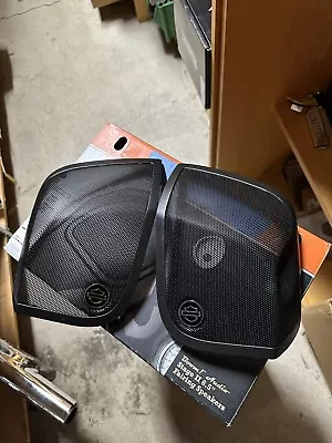 OEM Harley Davidson CVO Touring Models Saddlebag Speaker Grills 14-23 • $99.95