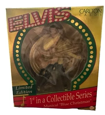 Elvis Presley Limited Edition 1st Series  Blue Christmas  1995 Musical Ornament • $29.99