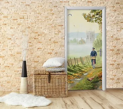£65.21 • Buy 3D Country Road A50 Door Wall Mural Photo Wall Sticker Decal Trevor Mitchell Sin