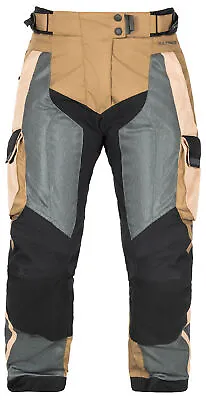 Tourmaster Men's Sand/Gray Motorcycle Ridgecrest Men's Hi-Flow Mesh ADV Pants • $189.99