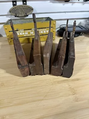 Group Of Five Various Antique Wooden Molding Planes By Different Manufacturers • $40