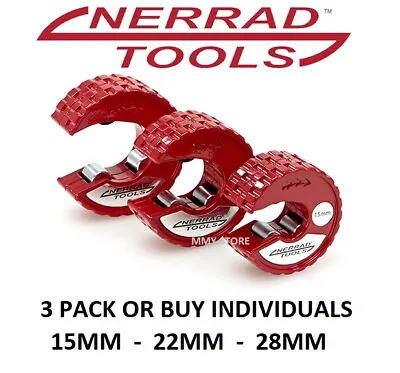 Nerrad Tools Copper Tube Cutter Pipe Slice 15mm 22mm 28mm NT2015 NT2022 NT2028 • £89.99